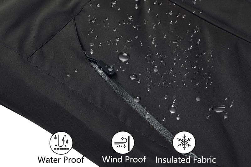 MOERDENG Women's Waterproof Ski Jacket Warm Winter Snow Coat Mountain Windbreaker Hooded Raincoat Jacket - Image 5